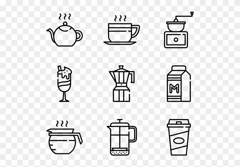 Cafe - Iconos De Educacion Fisica Clipart