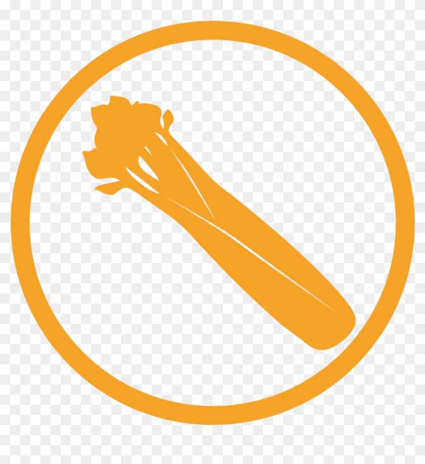 Celery Allergy Amber Icon - Allergy Clipart