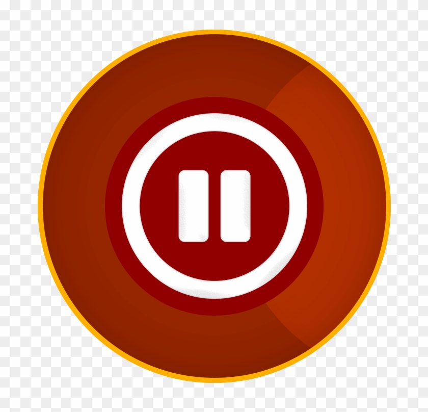 Pause - Circle Clipart