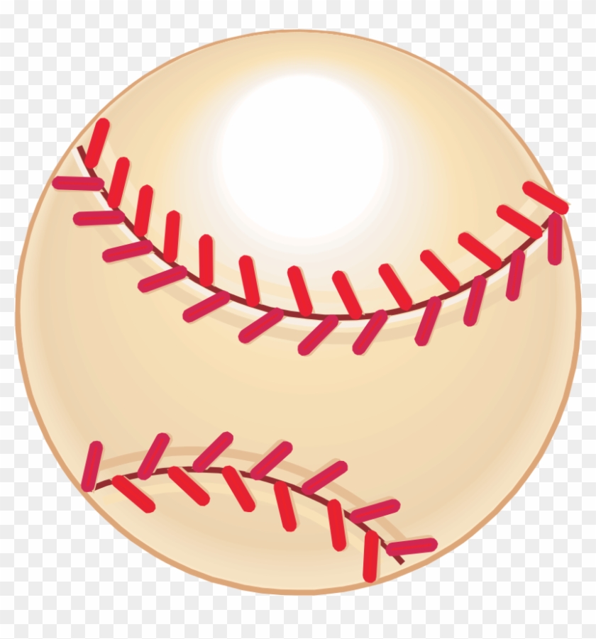 File - Baseball Ball - Svg - Balle De Baseball Png Clipart