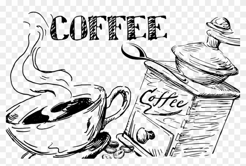 1194 X 750 14 - Coffee Hand Drawn Png Clipart #655236