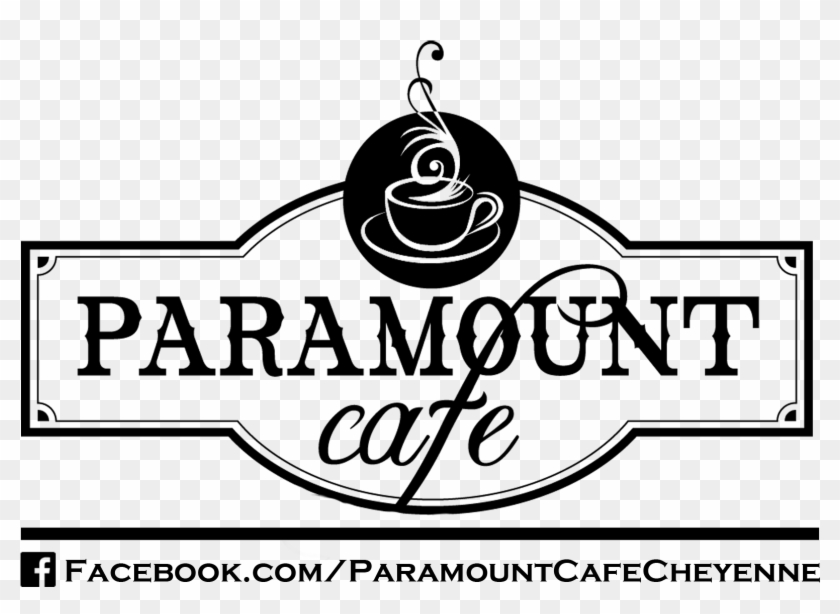 Paramount Cafe Logo Bw Cups - We Are Our Mountains Clipart