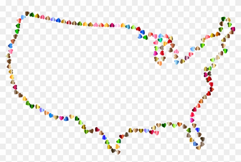 This Free Icons Png Design Of Prismatic Hearts United Clipart