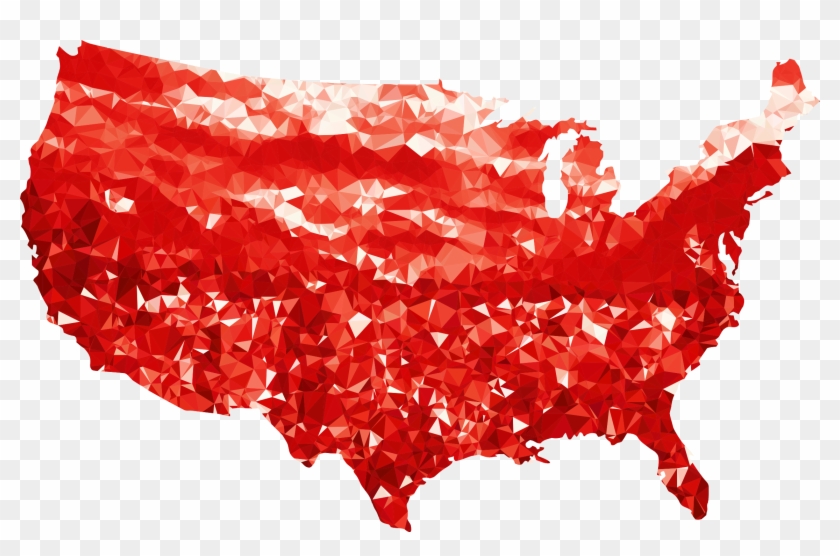 This Free Icons Png Design Of Ruby United States Map Clipart #655585