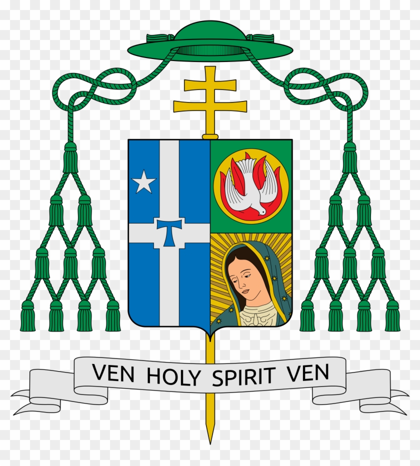 Fiesta De La Virgen De Guadalupe - Archbishop Auza Coat Of Arms Clipart #655617