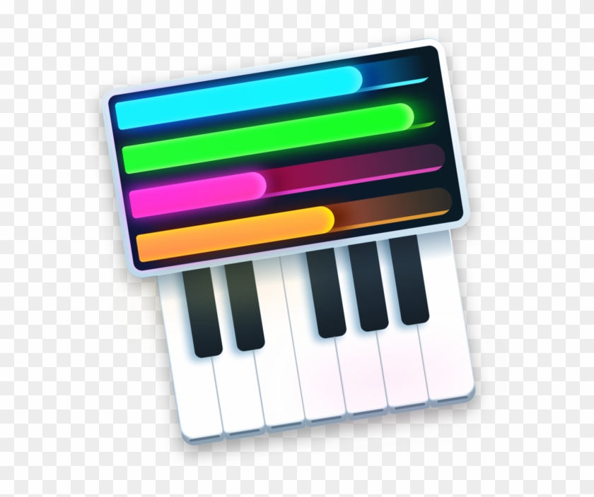 Loop Piano On The Mac App Store - Musical Keyboard Clipart