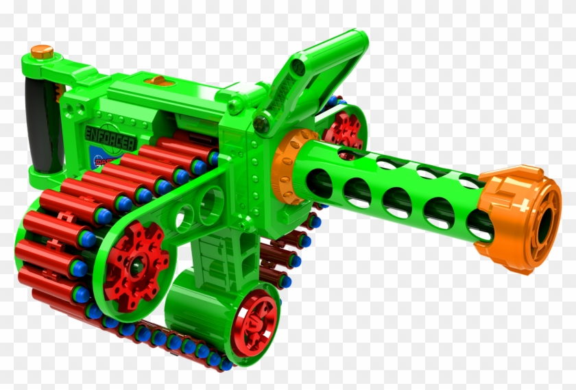 Enforcer Belt Blaster By Dart Zone - Adventure Force Nerf Guns Clipart