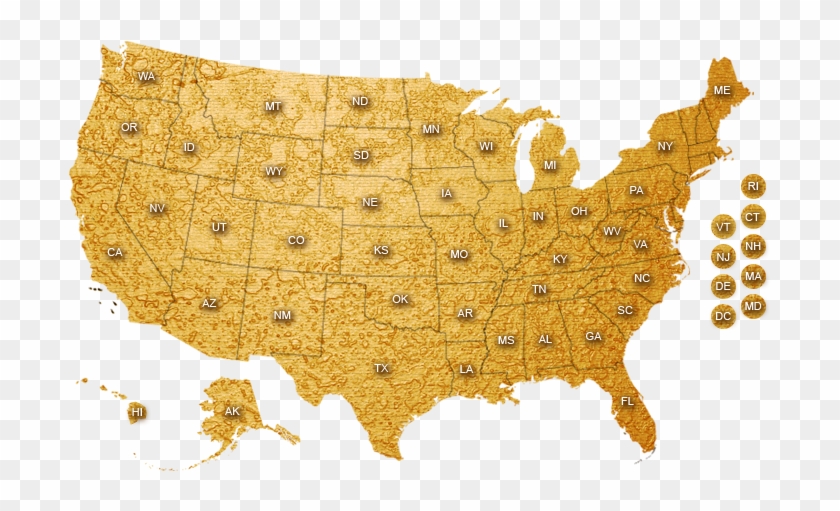 Rap Map Of The Usa - Rap Map Clipart #656004