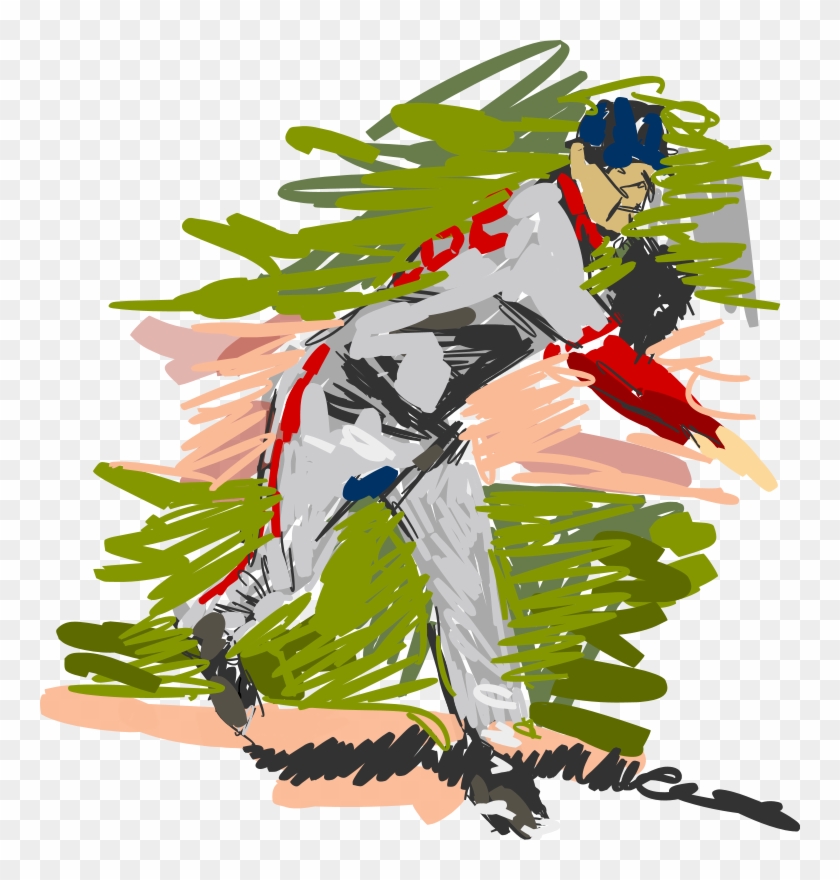 Throwing Ball - Baseball Game By Clipart - Png Download