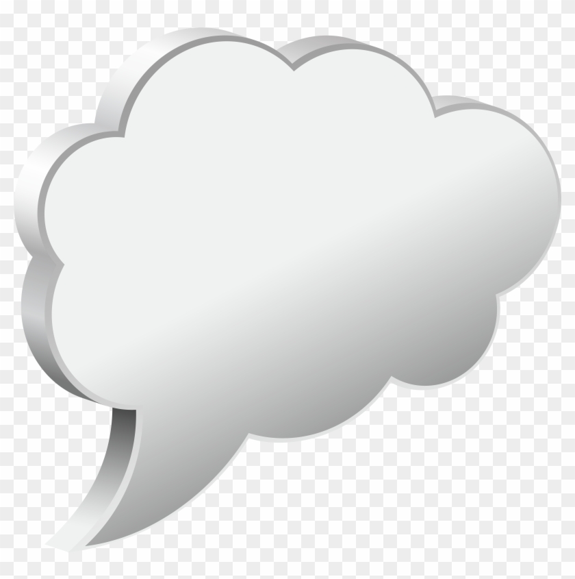 Speech Bubble Cloud White Transparent Png Image Clipart #656418