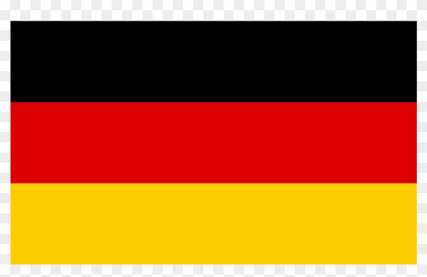 German Flag Medium - Bandera De Alemania Pequeña Clipart