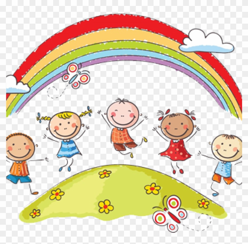Arco Iris 400x - Children And Rainbows Clipart #656808