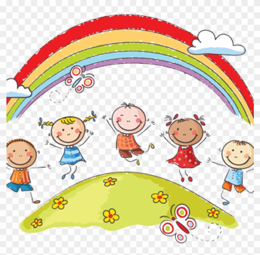 Arco Iris 400x - Children And Rainbows Clipart