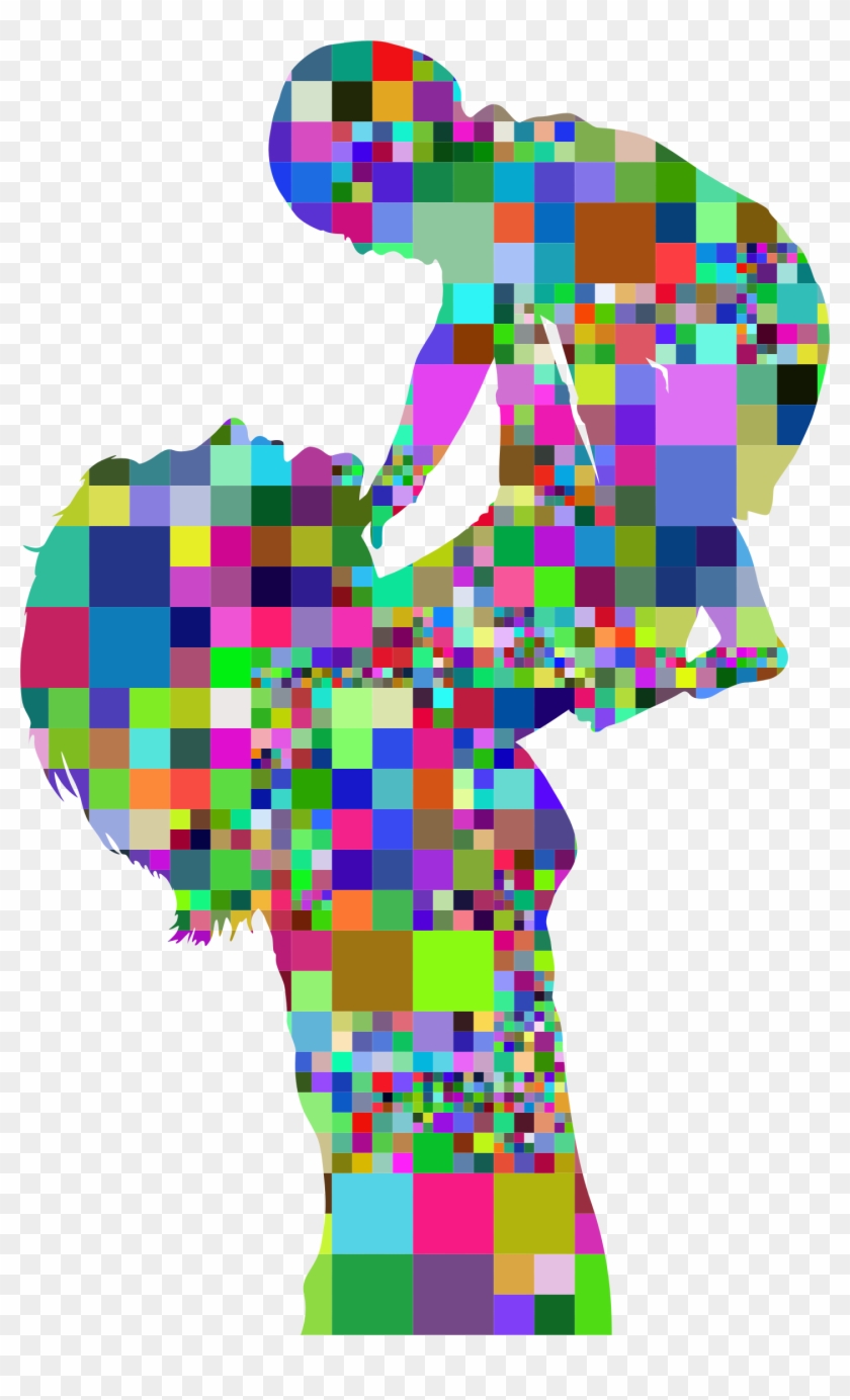 This Free Icons Png Design Of Prismatic Mosaic Mother Clipart