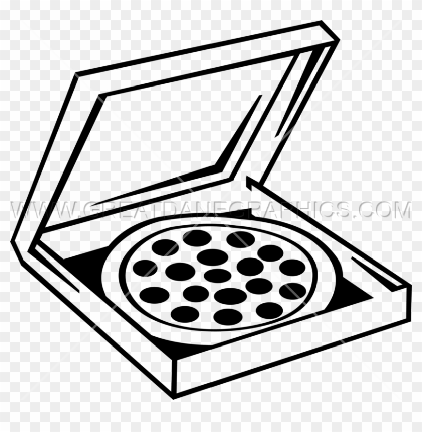 Pizza Drawing Images At - Black And White Pizza Box Clipart #656996