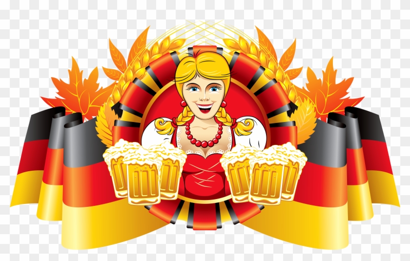 German Flag Oktoberfest Clipart #657029
