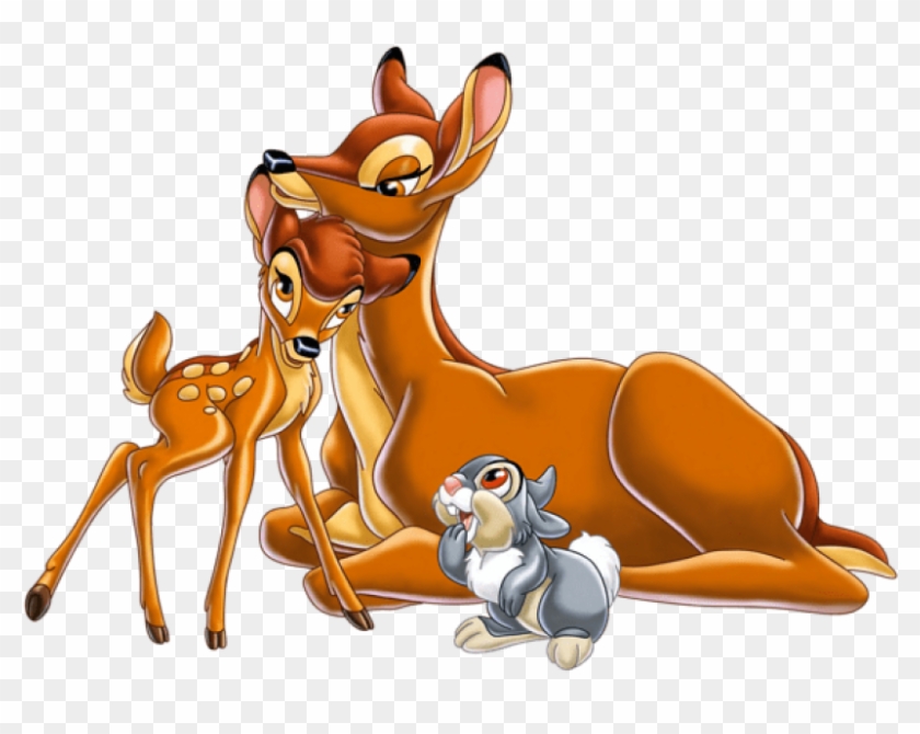 Free Png Download Bambi's Mother Bambi And Thumper - Bambi Disney Clipart #657057