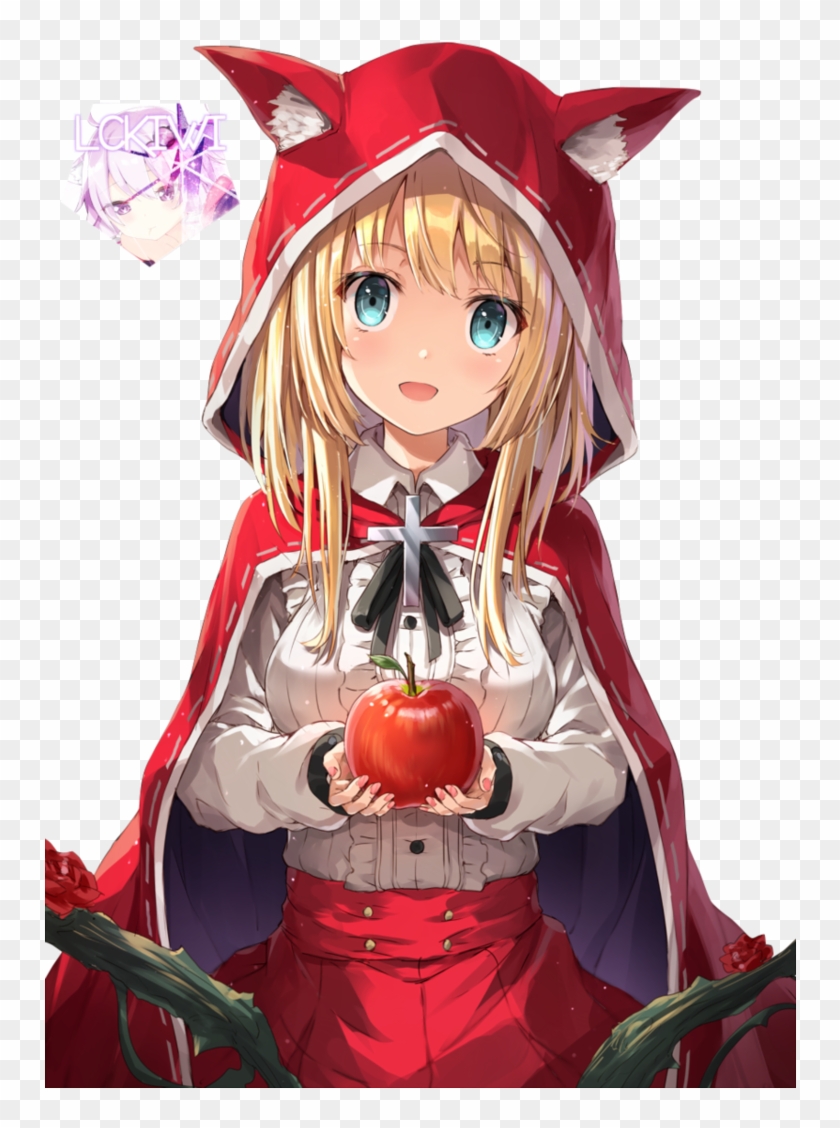 Go To Image Little Red Riding Hood Anime Version Clipart Pikpng