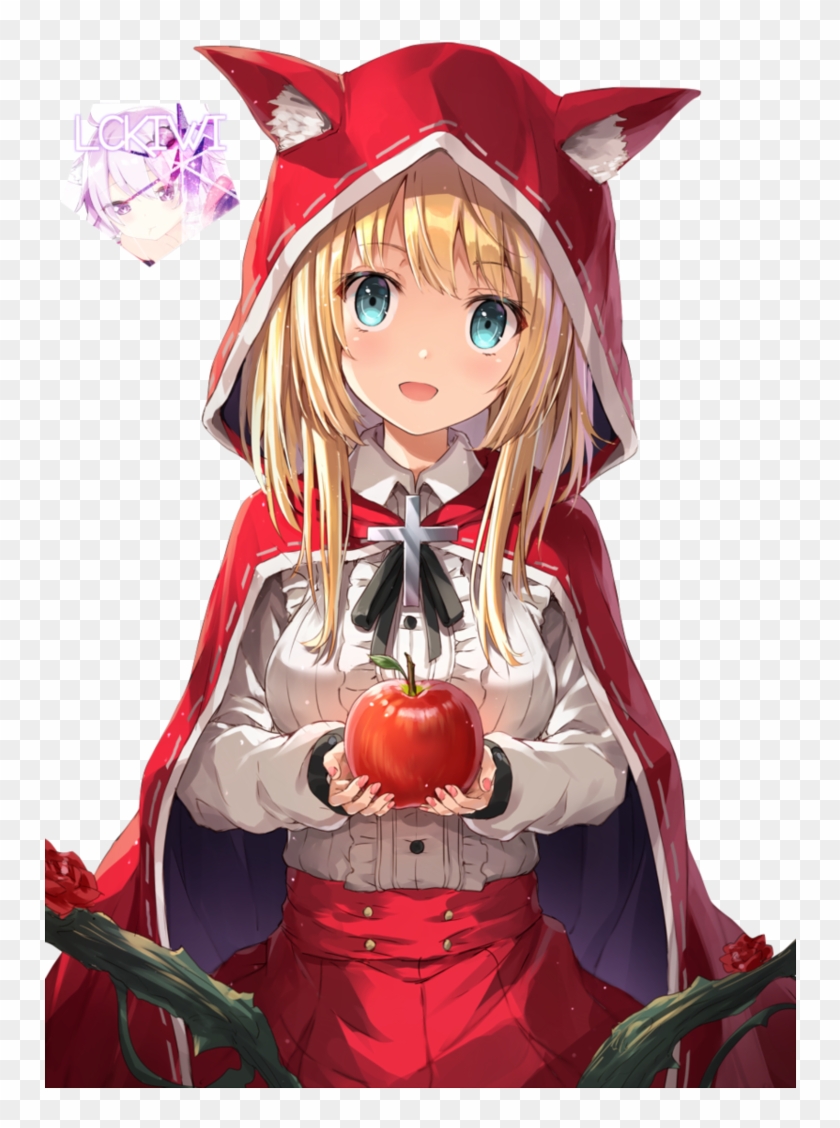 Go To Image - Little Red Riding Hood Anime Version Clipart