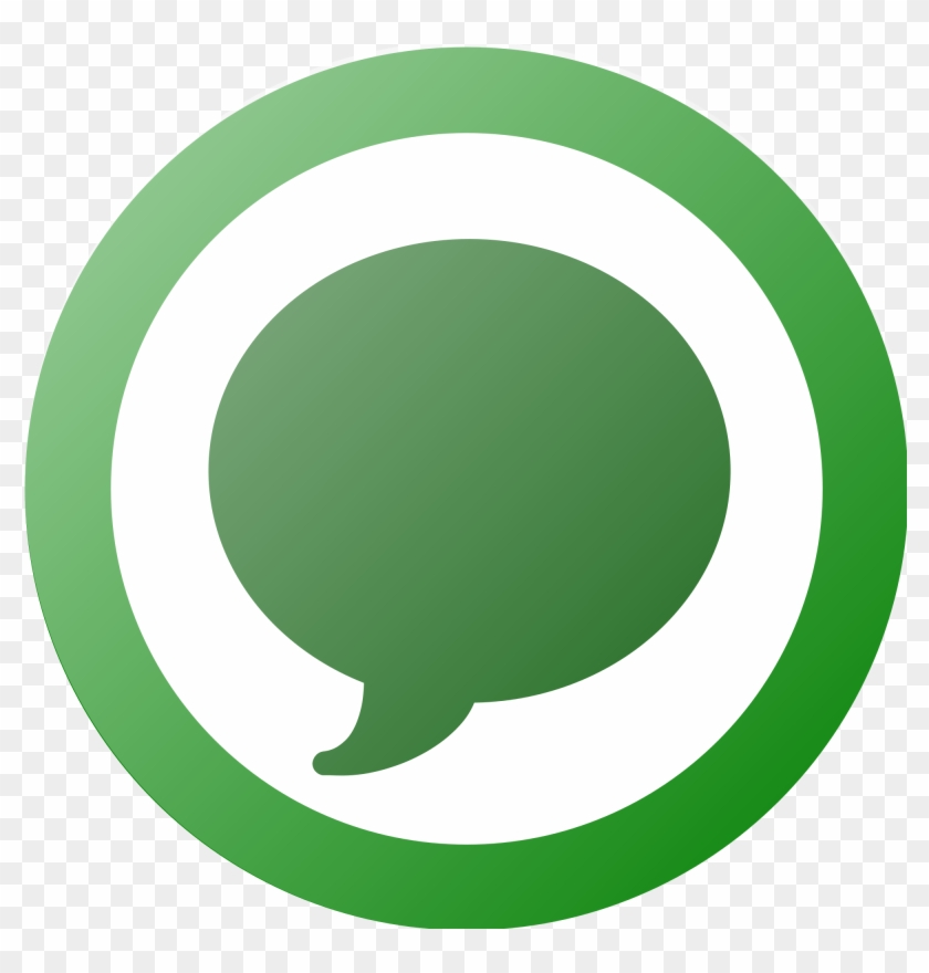 Open - Green Comment Png Clipart