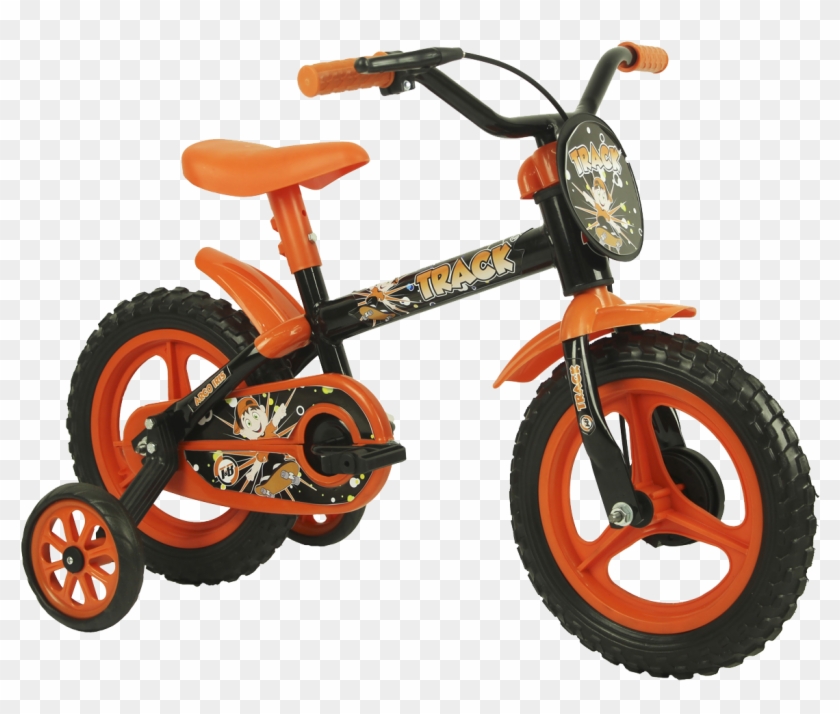 Arco Iris Laranja E Preto Ok - Bicicleta Track Aro 12 Clipart #657297