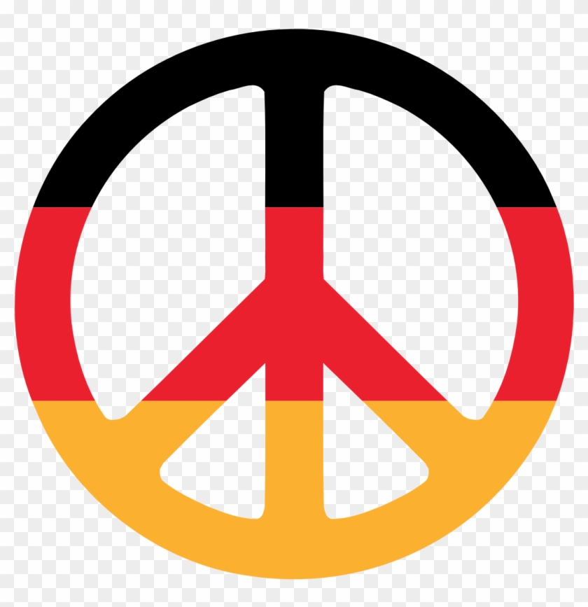 Germany Flag Pictures - German Flag Peace Sign Clipart