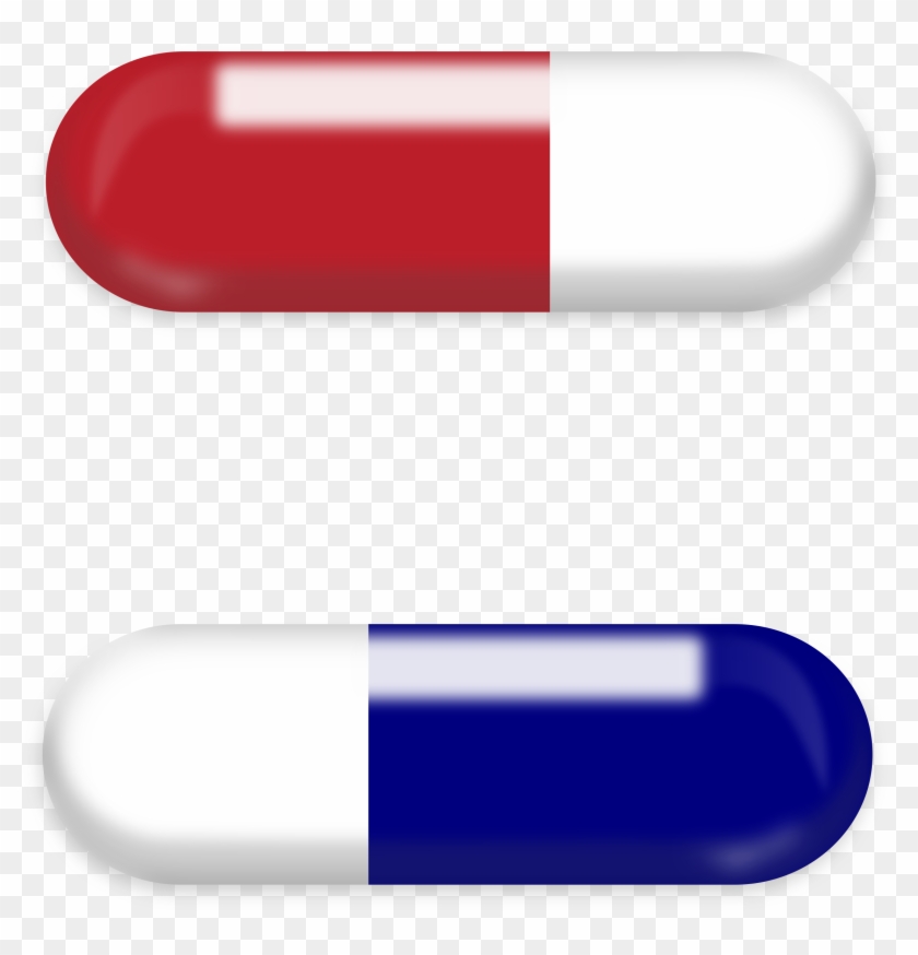 Medicine Clipart Transparent - Pill Cartoon No Background - Png Download