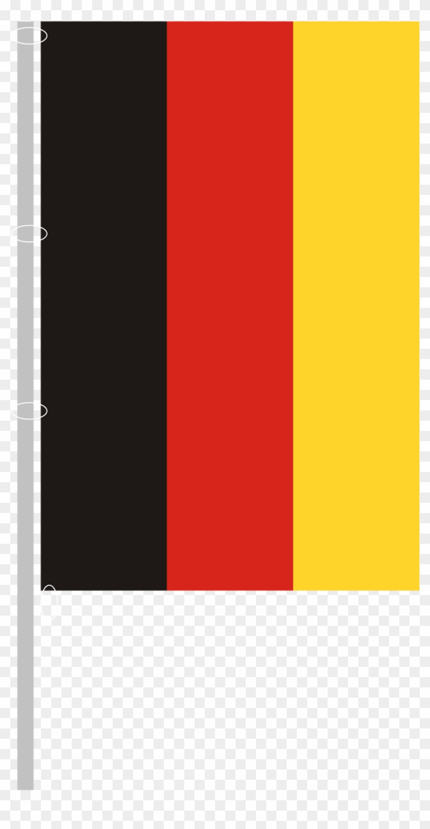 Vertical Flag With Carabiners - Germany Flag Vertical Clipart #657831