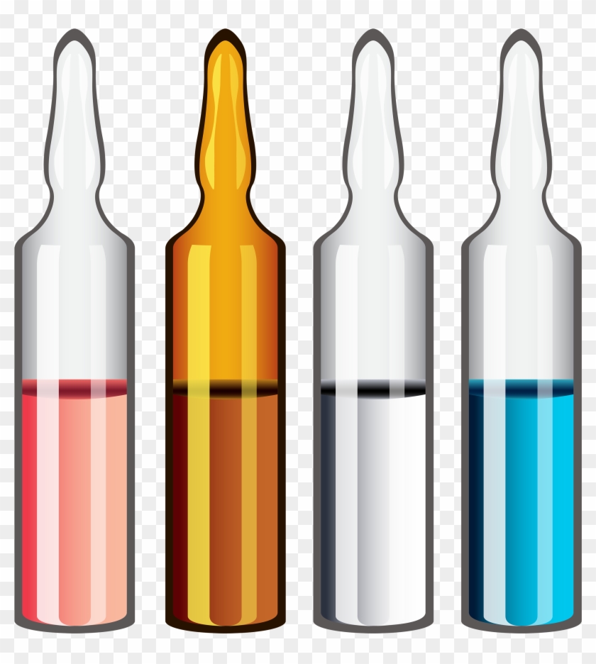 Medical Ampoules Png Clipart - Lança Droga Na Garrafa Transparent Png #657945