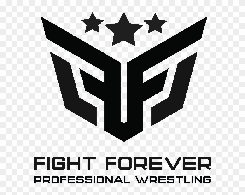 Cropped Fight Forever Logo Black For White Bg 1 - Emblem Clipart #657995