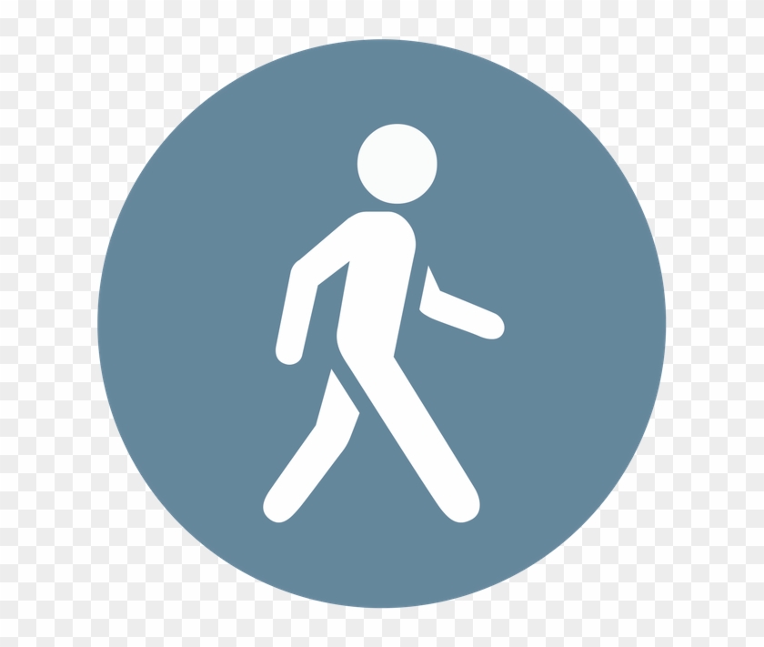Walk Ins North Hills Family Medicine - White Walking Icon Png Clipart #658099