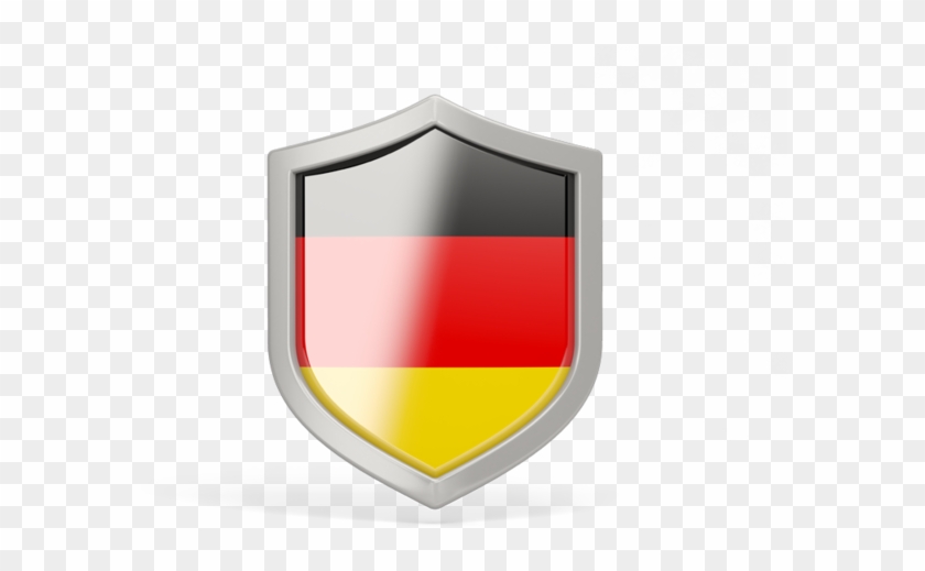 Illustration Of Flag Of Germany - German Flag Shield Png Clipart
