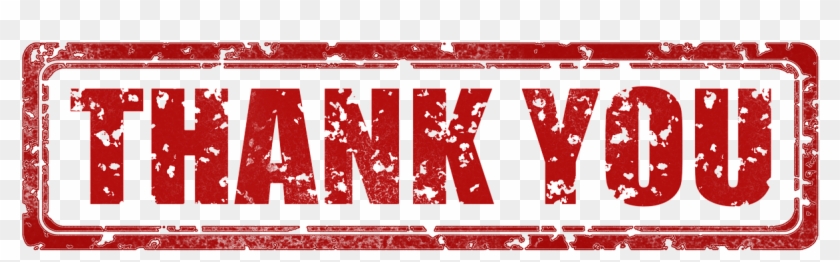 Thank You Stamp Png Clipart #658392