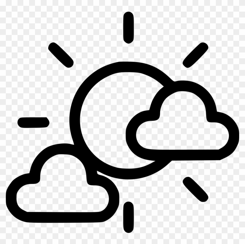 Cloud Clouds Sunny Sun Cloudy Comments - Sun And Clouds Png Clipart