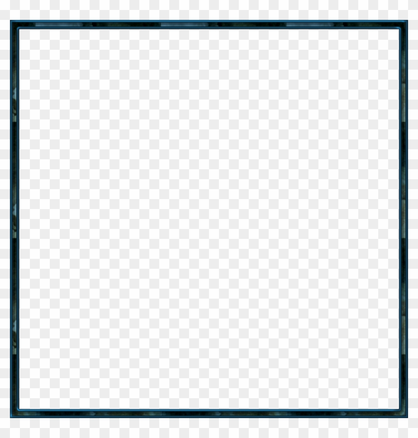 Line Square Png - Recuadro Azul Png Clipart #658890