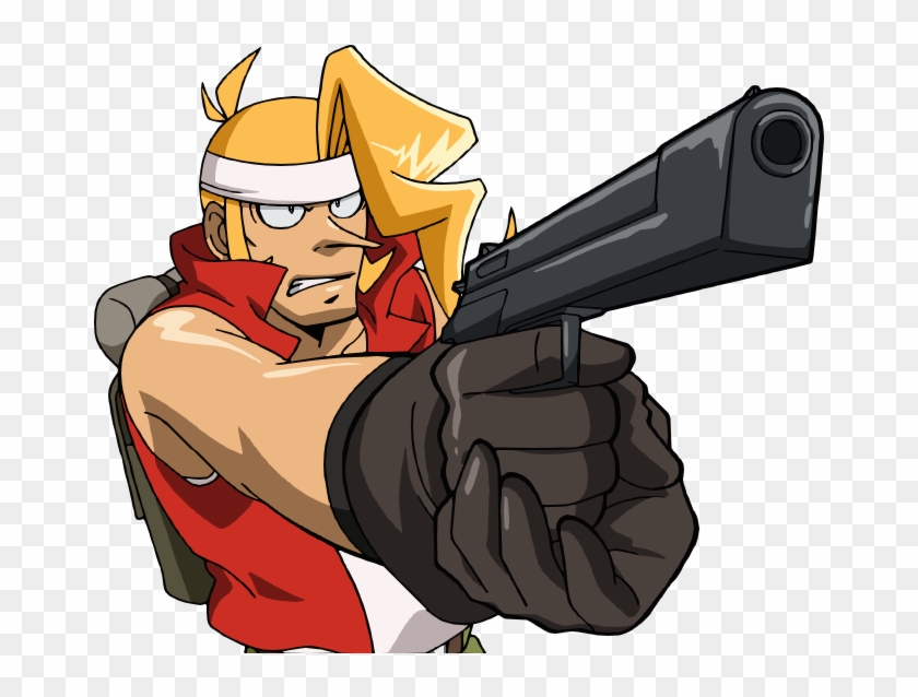 Marco Rossi Cartoony - Marco Metal Slug Png Clipart