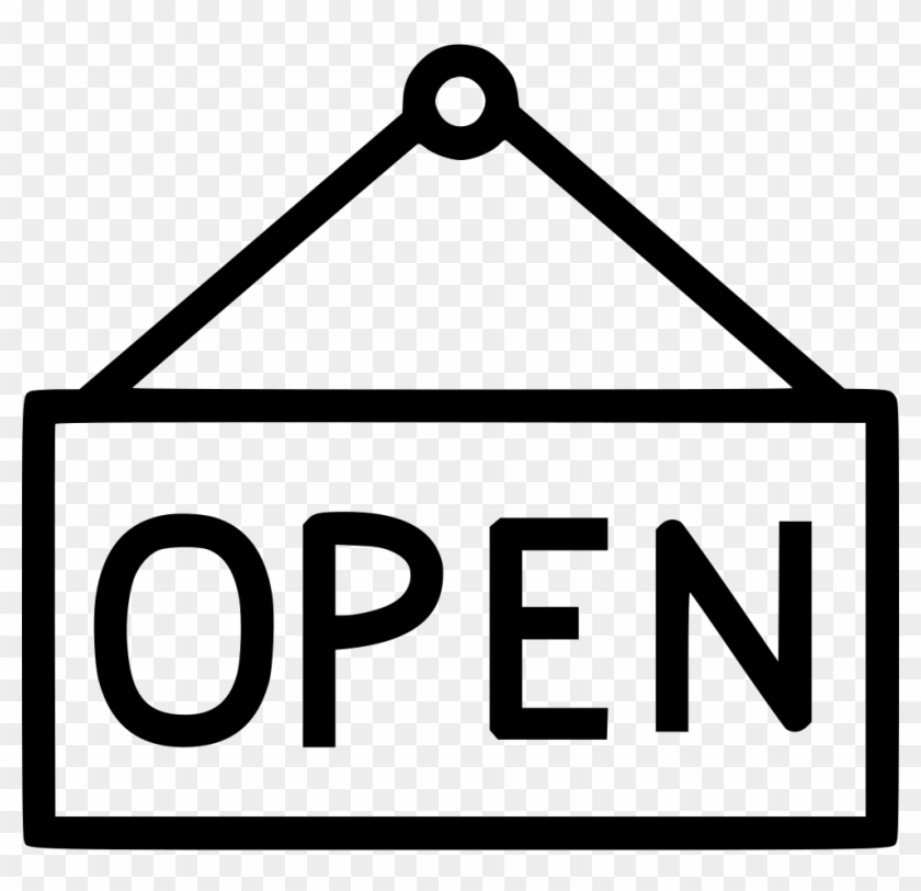 Open Sign Comments Clipart #659101