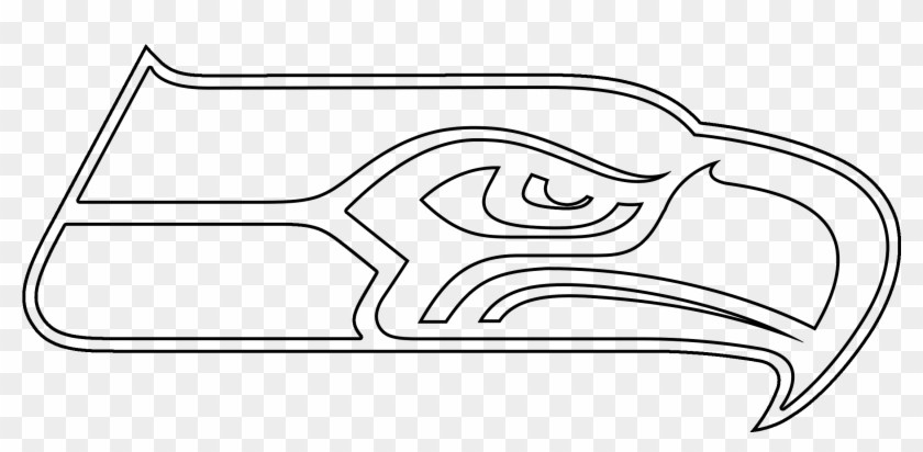 Seattle Seahawks Logo Drawing - Cool Logos Clipart #659205