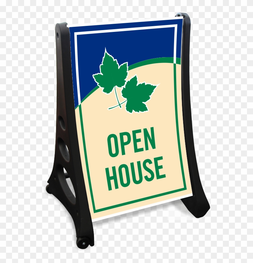 Open House A-frame Sidewalk Sign Kit - Sidewalk Sign Sale Clipart #659454