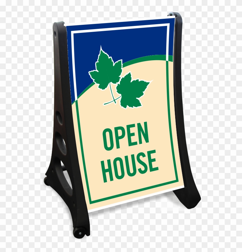 Open House A-frame Sidewalk Sign Kit - Sidewalk Sign Sale Clipart