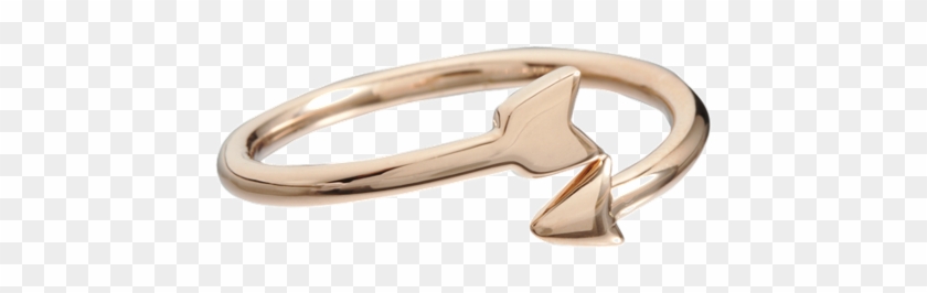 Rose Gold Arrow Ring - Bangle Clipart #659478