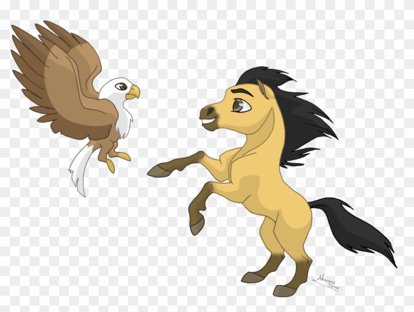 Drawn Spirit Pixar - Spirit L Étalon Des Plaines Kawaii Clipart #659592