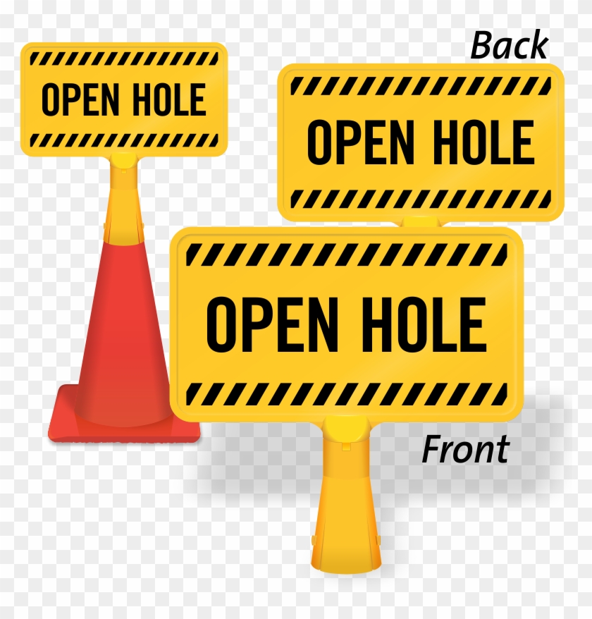 Open Hole Coneboss Sign Clipart