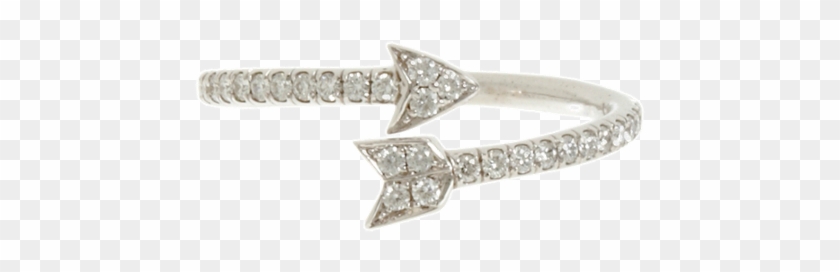 Finn Diamond Arrow Ring 18k White Gold Arrow Ring Set - Ring Clipart