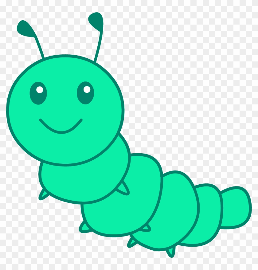 Worm Clipart Drawing - Caterpillar Clipart Transparent Background - Png Download