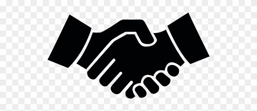 Business Partners - Hand Shaking Clip Art - Png Download