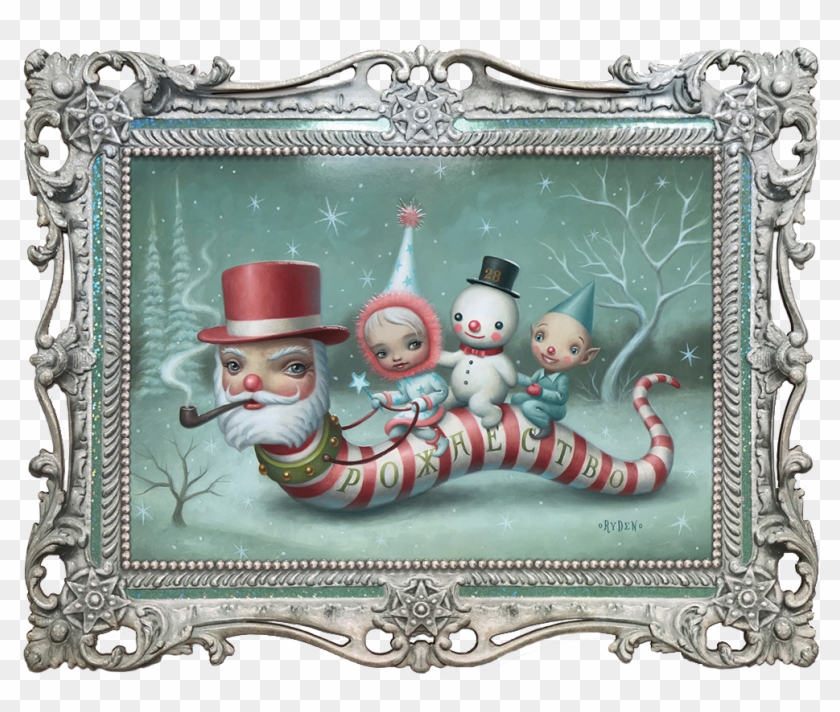 Mark Ryden Santa Worm Clipart