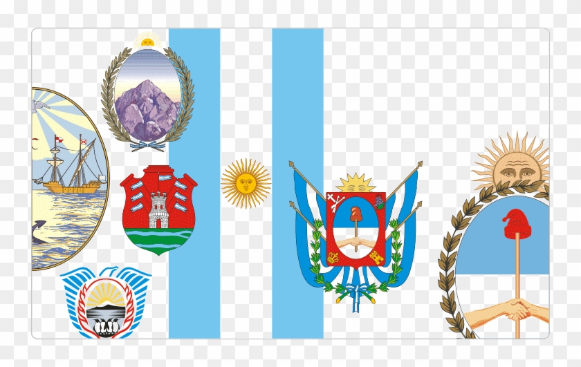 Argentina Flag Clipart Png - Flags Heraldry Transparent Png #661043