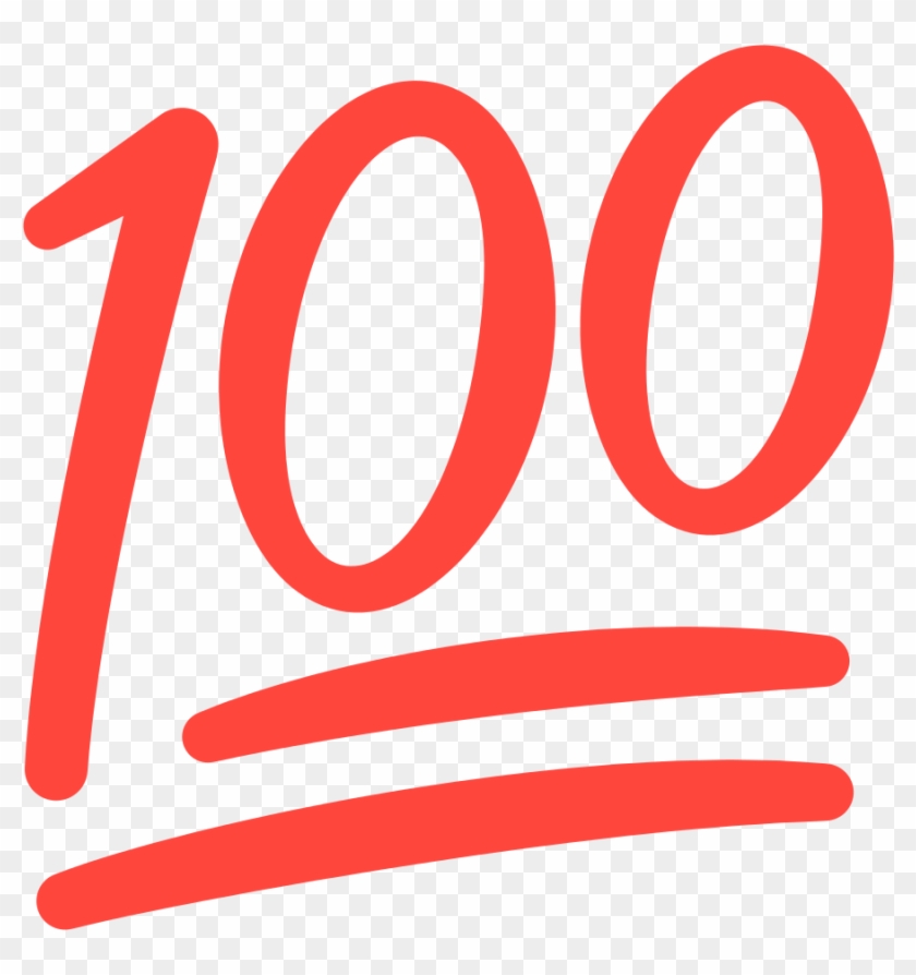 Fxemoji U1f4af - 💯 Emoji Clipart #661110