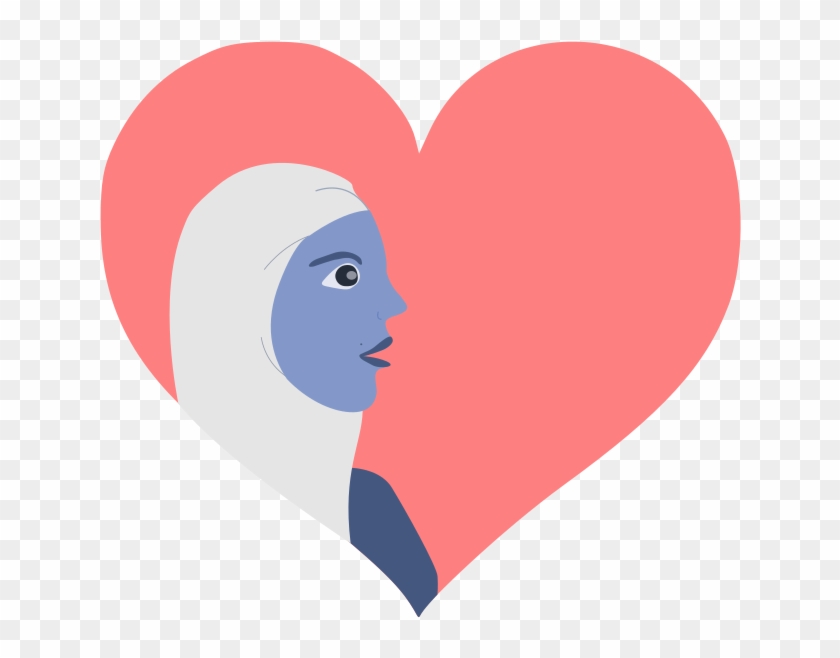 Women In Red Logo - Heart Clipart